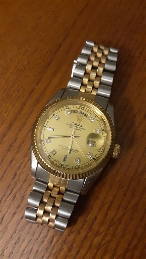 wear fake rolex on date reddit